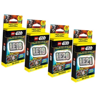 Blue Ocean Sammelkarte Lego Star Wars Karten Trading Cards Serie 4 - Die Macht Sammelkarten, Lego Star Wars Serie 4 - Alle 4 Blister Karten