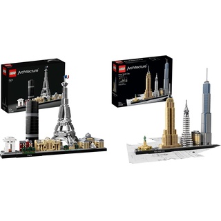 LEGO 21028 Architecture - New York City, Skyline-Kollektion, Bausteine & 21044 Architecture Paris Skyline-Kollektion