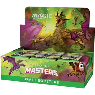 Kartenspiel Magic: The Gathering Commander Masters - Draft Booster Box (24 Booster) (ENGLISCHE VERSION)