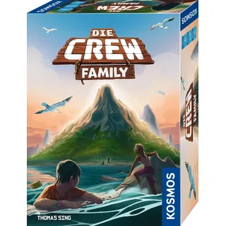 KOSMOS 684495 - Die Crew Family, kooperatives Kartenspiel mit einfachem Mechanismus, gemeinsam Missionen meistern, Brettspiel ab 8 Jahren für 3-5 Personen