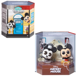 Disney Doorables Grand Entrance, 2-teiliges Mickey Mouse-Sammlerset, 7,6 cm große Figuren, Kinderspielzeug ab 5 Jahren, Amazon Exclusive von Just Play