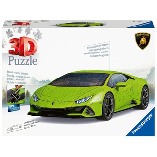 Ravensburger 3D Puzzle 11559 - Lamborghini Huracán EVO - Verde - der Supersportwagen als 3D Puzzle Auto / Ravensburger Spieleverlag / Sonstige