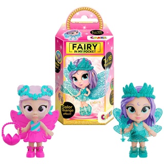 CRAZE Fairy In My Pocket | 2er Set Feen Puppen mit Flügel, 2X Feen Figuren zum Sammeln mit Spezialeffekten, Zahnfee Geschenke Mädchen
