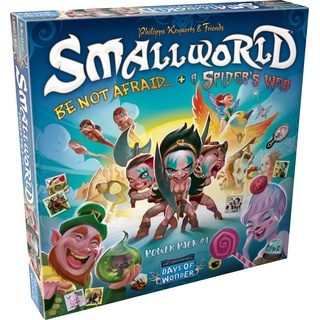 Days of Wonder , Small World Race Collection: Be Not Afraid & A Spider Web, Board Game, Ages 8+, 2-5 Players, 40-90 Minutes Playing Time
