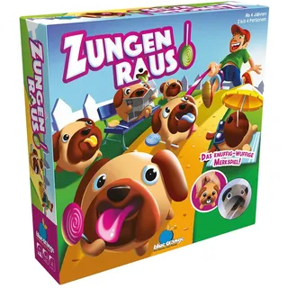 Blue Orange, Zungen Raus!, Kinderspiel, Gedächtnisspiel, 2-4 Spieler, Ab 4+ Jahren, 15 Minuten, Deutsch