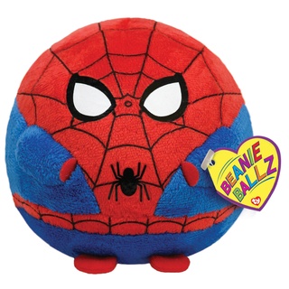 TY 38031 - Beanie Ballz Spider Man Ball, 12 cm