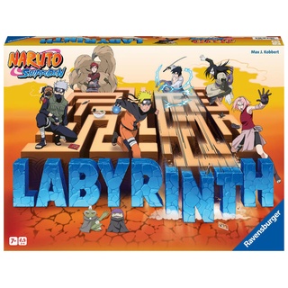 Ravensburger 27557 - Naruto Shippuden Labyrinth - Der Familienspiel-Klassiker für 2-4 Spieler ab 7 Jahren im Look der Animeserie