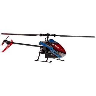 s-idee® WL K200 RC Hubschrauber Rot Blau 2,4 GHz 6-Axis Gyroskop Ferngesteuerter Helikopter