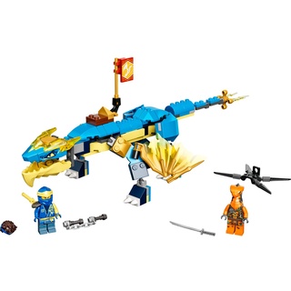 LEGO® Spielbausteine NINJAGO 71760 Jays Donnerdrache EVO, (Set, 140 St., Set) bunt