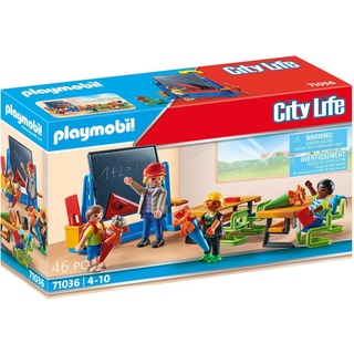 Playmobil® Konstruktions-Spielset »Erster Schultag (71036), City Life«, (46 St), Made in Germany bunt