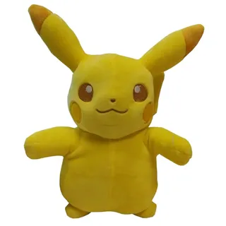Pokemon Monochrom Plüschfigur (20cm)  Pikachu Glumanda Schiggy Bisasam