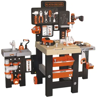 Spielwerkbank »Black + Decker, Mega Werkbank Center«, 22460144-0 schwarz/orange