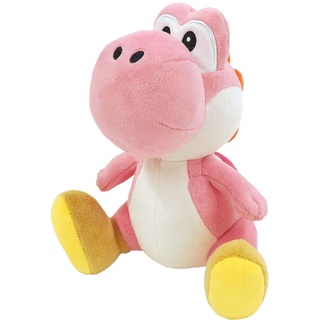 Nintendo Little Buddy Toys Offizielles Super Mario Yoshi Plüsch, 15,2 cm Pink