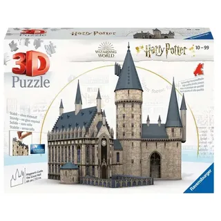 Ravensburger Puzzle - 3D Puzzle - Harry Potter Hogwarts Schloss - Die Große Halle - 540 Teile