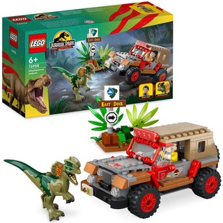 LEGO® Konstruktionsspielsteine Hinterhalt des Dilophosaurus (76958), LEGO® Jurassic Park, (211 St), Made in Europe bunt