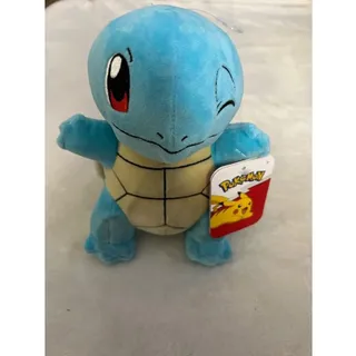 Jazwares Plüschfigur Jazwares Schiggy Plüsch 20cm - offizielles Pokémon Merch. (JAZWARES) blau