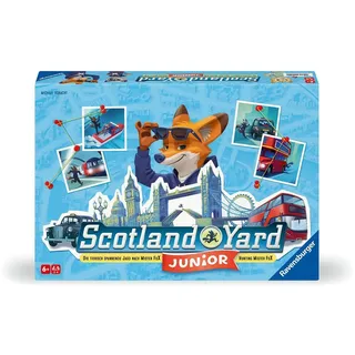 Ravensburger Spiel Ravensburger 22450 - Scotland Yard Junior, Brettspiel für 2-4...