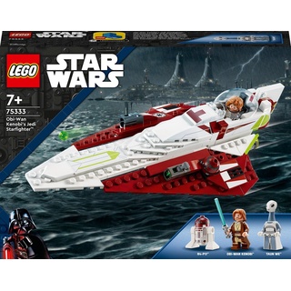 LEGO® Konstruktions-Spielset Star WarsTM Obi-Wan Kenobis Jedi StarfighterTM (7533, (282 St)