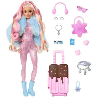 Barbie Extra Fly Barbie-Puppe mit Winterkleidung