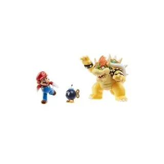 Nintendo Super Mario - Spielfiguren-Set Bowser vs. Mario