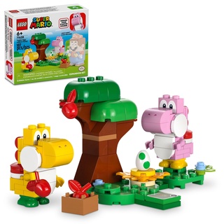 LEGO Super Mario Yoshis' Egg-cellent Forest Erweiterungsset, Super Mario Sammelspielzeug für Kinder, 2 gemauerte Charaktere, Geschenk für Mädchen, Jungen und Gamer ab 6 Jahren, 71428
