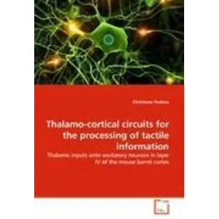 Thalamo-cortical circuits for the processing of tactile information Thalamic inputs onto excitatory neurons in layer IV of the mouse barrel cortex