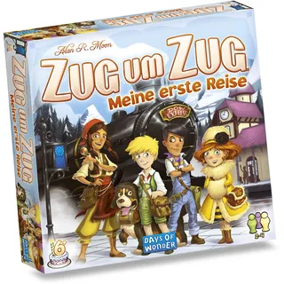 Days of Wonder, Zug um Zug – Meine erste Reise, Kinderspiel, Brettspiel, 2-4 Spieler, Ab 6+ Jahren, 20+ Minuten, Deutsch