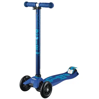 Micro Mobility Maxi Micro Deluxe Kinder Klassischer Roller Navy - Blau