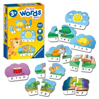 Ravensburger Mein erstes Spiel: Words Lernspiele für Kinder ab 4 Jahren – ideal für frühes Lernen, Alphabet, Lesen und Rechtschreiben