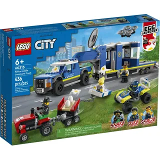 LEGO® LEGO® City 60315 Mobile Polizei-Einsatzzentrale Konstruktionsspielsteine, (436 St)