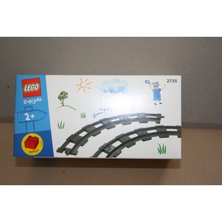 LEGO Duplo Eisenbahn 2735 - 6 gebogene Duplo Schienen