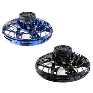 2er Pack UFO-Flugspielzeug Mini-Drohnen Helikopter Infrarotsensor Auto mit 360° drehbarem, handgesteuertem Drohnenspielzeug - Rot+ Schwarz