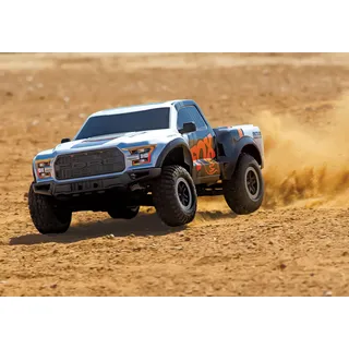 TRAXXAS Ford F-150 Raptor FOX 1/10 2WD Pickup-Truck RTR BL-2S Brushless, HD 58394-4