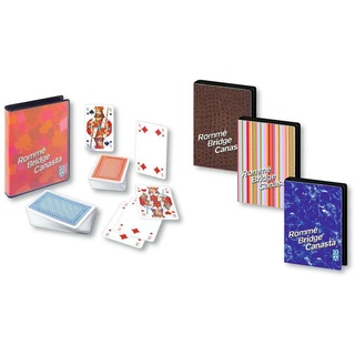 Ravensburger Spielkarten 27075 - Rommé Bridge Canasta, Kartenspiel-Klassiker, verschiedene Designs