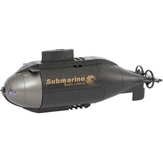 Invento just Play - RC: 3-Kanal Mini Submarine, mit Doppelschiffschraube und LED Suchscheinwerfer, Frequenz: 27 MHz, mit Tauchkammer, sortierte Farben (schwarz oder blau), ab 8 Jahren