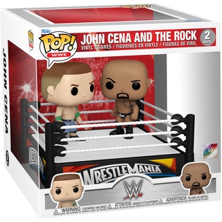 Funko Pop! Moment: WWE - John Cena Vs Rock - (2012) - Vinyl-Sammelfigur - Geschenkidee - Offizielle Handelswaren - Spielzeug Für Kinder und Erwachsene - Sports Fans - Modellfigur Für Sammler