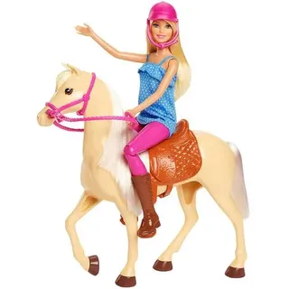 Barbie Pferd & Puppe FXH13