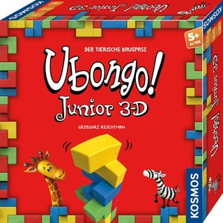 Kosmos 683436 Ubongo! Junior 3D, dreidimensionaler Knobelspaß, rasantes Legespiel ab 5 Jahren, Kinderspiel, Brettspiel, Familienspiel, Geschenk zum Kindergeburtstag
