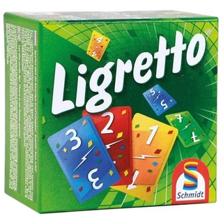 Schmidt , Ligretto Green, Card Game, Ages 8+, 2 to 4 Players, 15 mins Minutes Playing Time