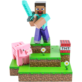 PALADONE PRODUCTS Minecraft Steve Diorama Leuchte