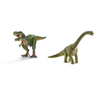 Schleich 14581 - Brachiosaurus & 14525 - Tyrannosaurus Rex