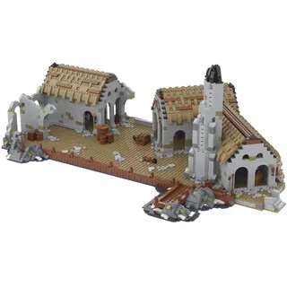 SRYC Der Herr Der Ringe Harlond Bausatz, MOC-65405 Klemmbausteine Harlond Modellbausatz, Kompatibel mit Lego Der Herr Der Ringe Rivendell (2882 Teile)