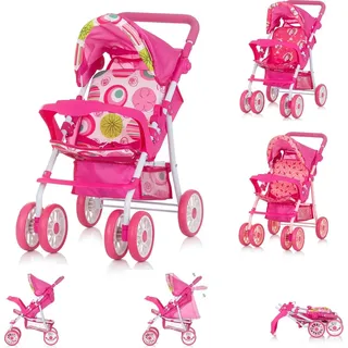 Chipolino Puppenwagen Dolly Korb faltbar