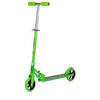 Chipolino Kinderroller Sharky klappbar PU Räder ABEC-7 Lager Bremse verstellbar grün