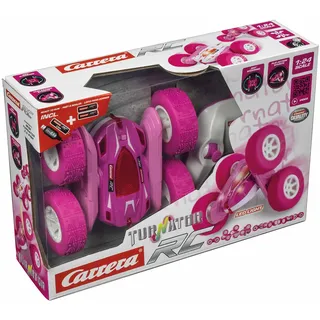 Carrera RC 2,4GHz Mini Turnator Pink I ferngesteuertes Auto ab 6 Jahren I Elektro-Car inkl. Fernbedienung, Akku & Batterien I Spielzeug für Kinder und Erwachsene für drinnen & draußen, Bunt