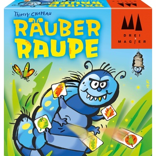 Schmidt Spiele 40886 Räuber Raupe, DREI Magier Kartenspiel, bunt