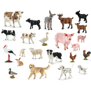 Schleich® Spielfigur Tierfiguren - Bauernhof-Set