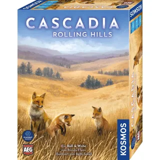 Kosmos 684730 Cascadia Rolling Hills, Familienspiel für 1-4 Personen ab 10 Jahren, Würfelspiel zum Spiel des Jahres 2022, Gesellschaftsspiel