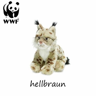 WWF Plüschtier Luchs (23cm, hellbraun) Kuscheltier Stofftier