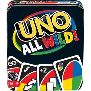 ​UNO All Wild Card Game with 112 Cards, Gift for Kid, Family & Adult Game Night for Players 7 Years & Older​​ [Amazon Exclusive]